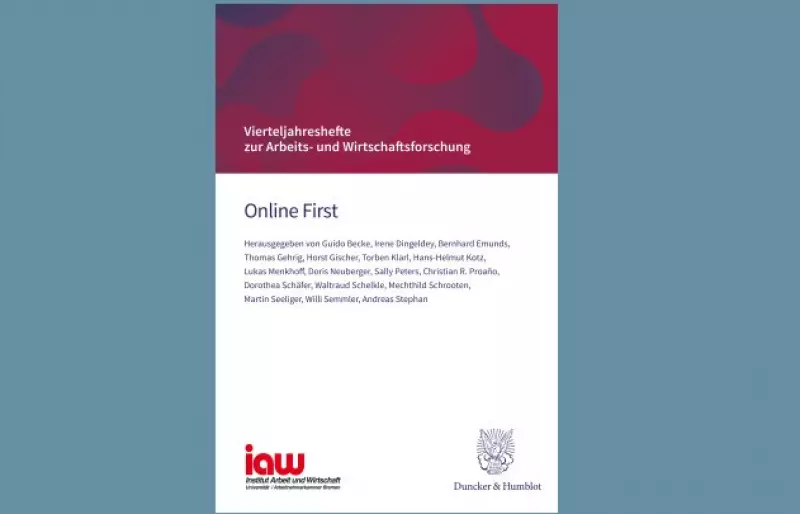 Cover des Vierteljahreshefts zur Arbeits- und Wirtschaftsforschung 