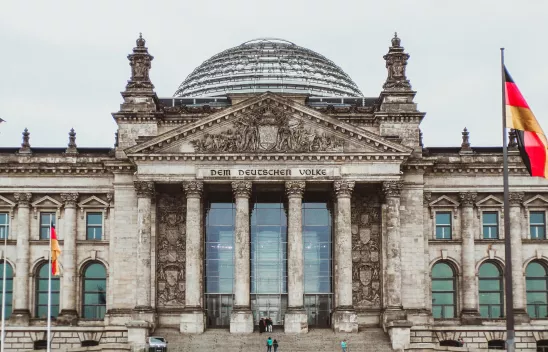 Bild des Reichstagsgebäudes in Berlin