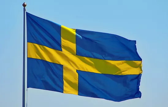 Schwedische Flagge Schwedische Flagge