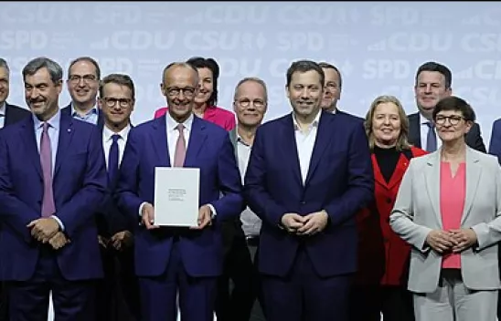 Vorstellung des Koalitionsvertrags zur 21. Legislaturperiode des Deutschen Bundestages Vorstellung des Koalitionsvertrags zur 21. Legislaturperiode des Deutschen Bundestages