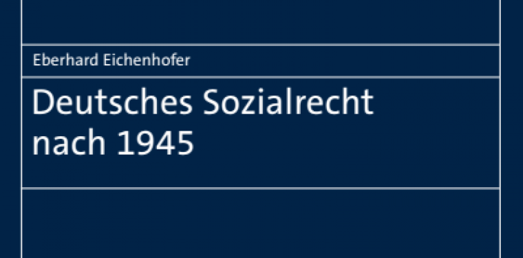 Buchcover von "Sozialrecht nach 1945" von Eberhard Eichenhofer