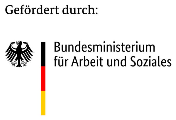 Förderhinweis des BMAS: gefördert durch das Bundesministerium für Arbeit und Soziales